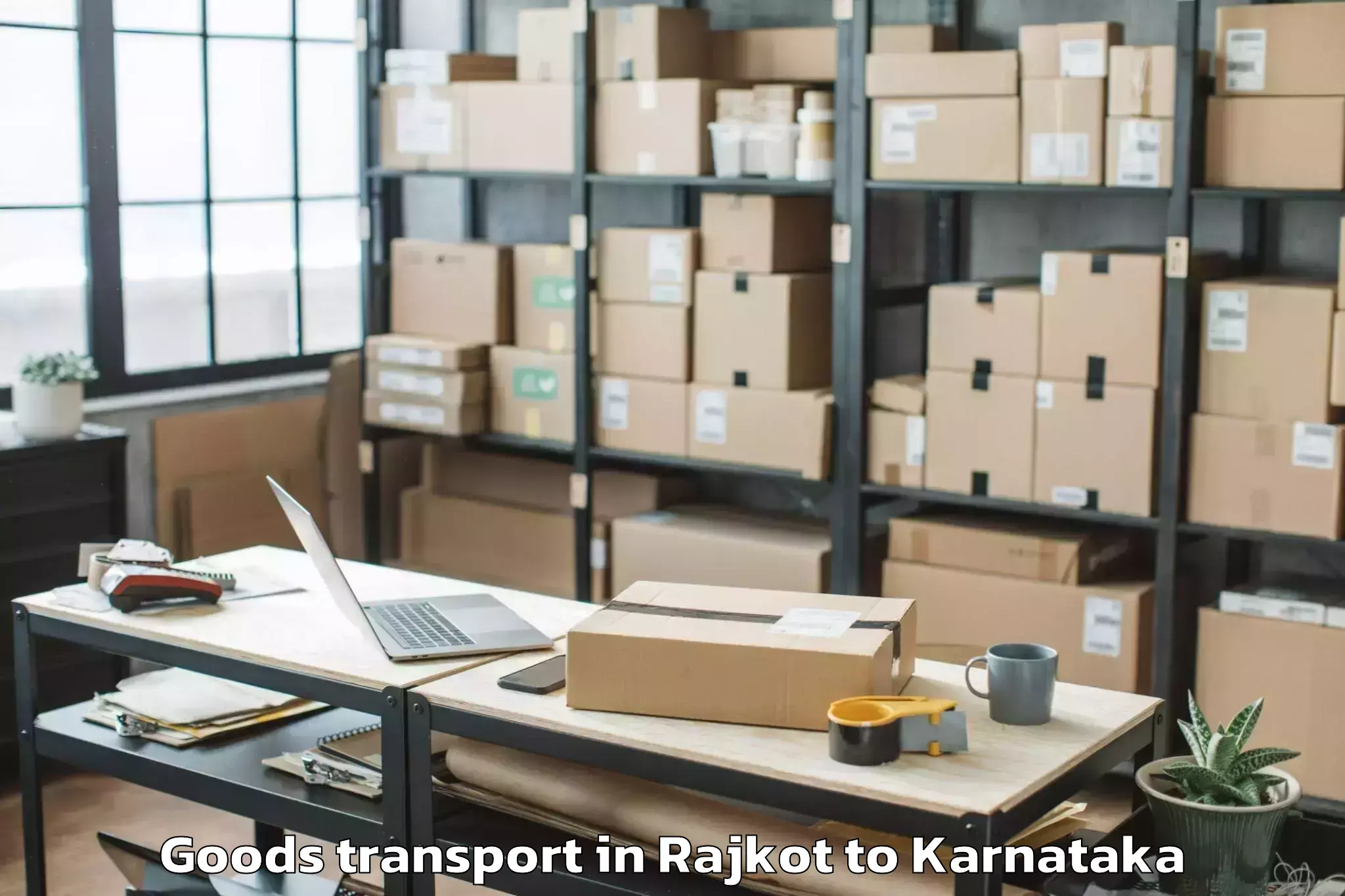 Efficient Rajkot to Konanur Goods Transport